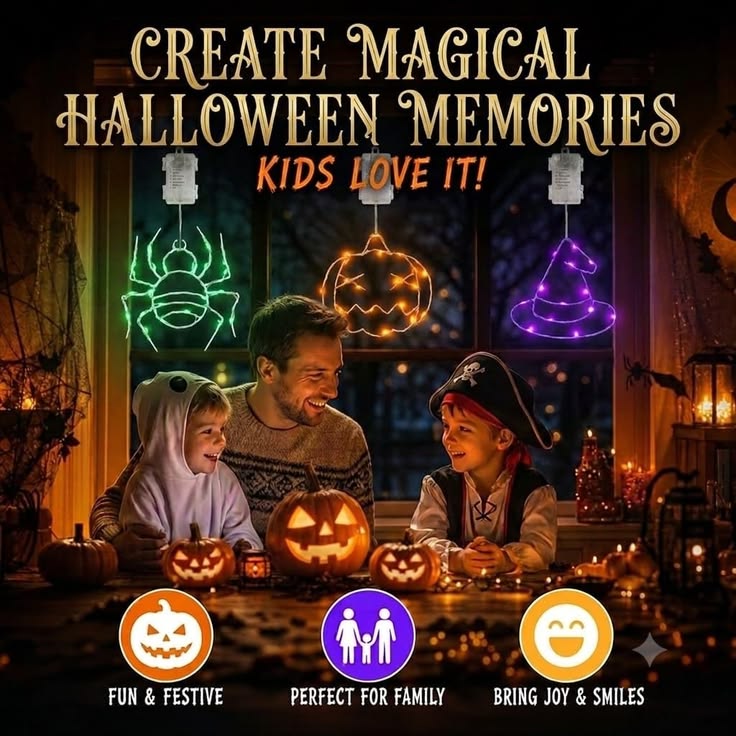 Halloween LED-Lichterketten im Exzellenz-Goods-Pin
